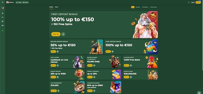 BetSixty Online Casino Bonussen