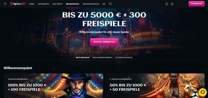 Willkommensbonus im Online Casino ohne Unterbrechung