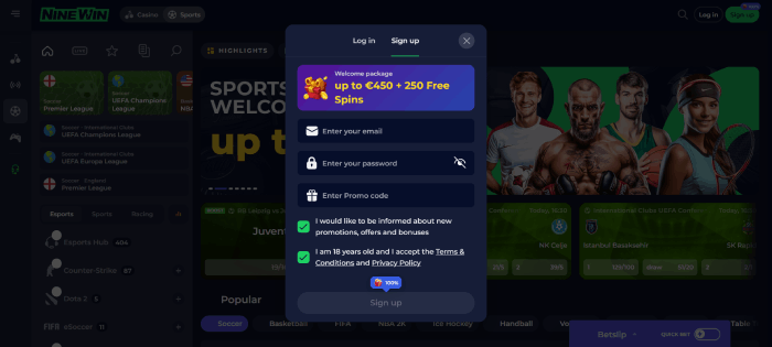 Register at betting site not in GamStop