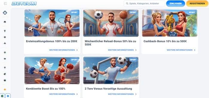 Bonus für Online-Sportwetten ohne LUGAS 