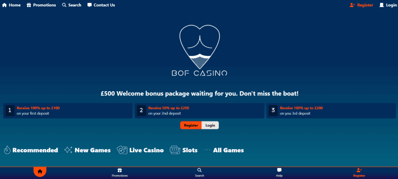 BOF Casino: Top Paying UK Casino