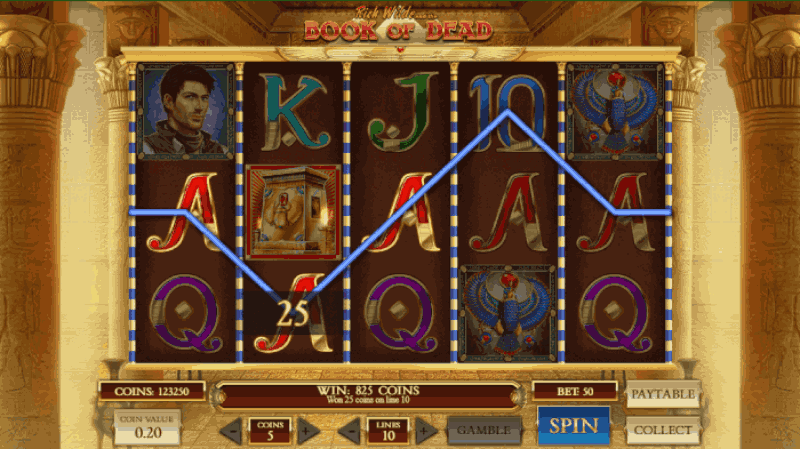 Book of Dead: giocare sui siti di casinò