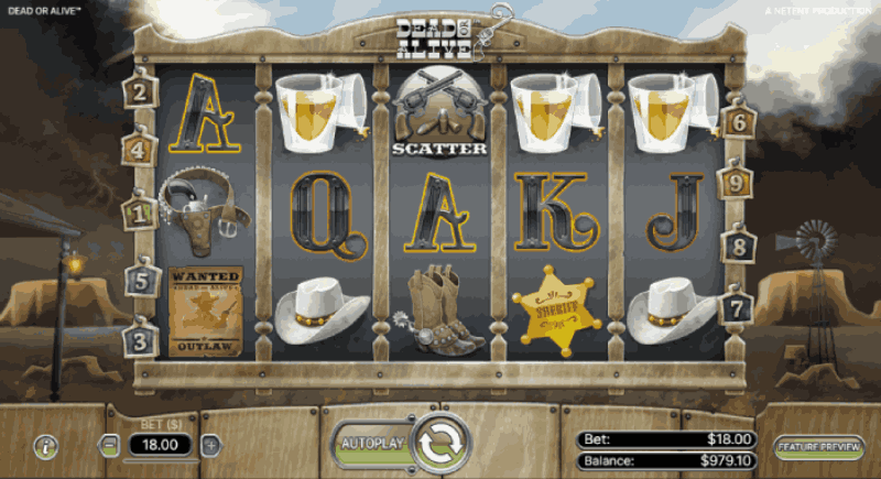 Dead or Alive: gioco del casinò