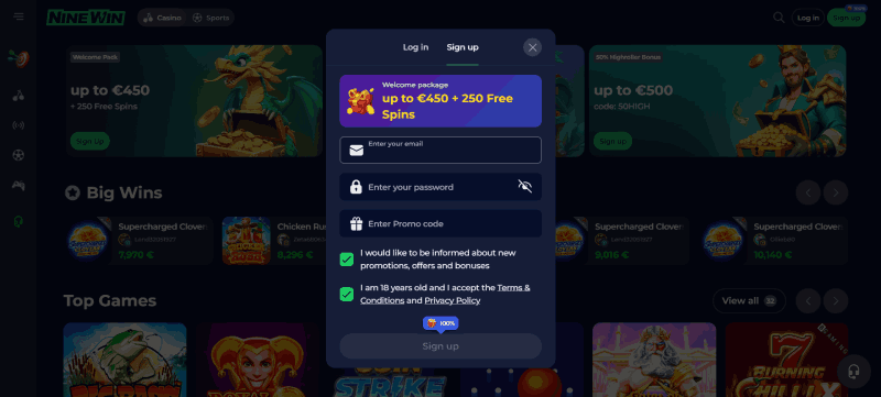 Sign up at the best payout casino online