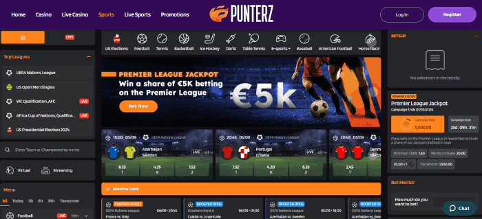 Punterz: Top offshore bookmaker